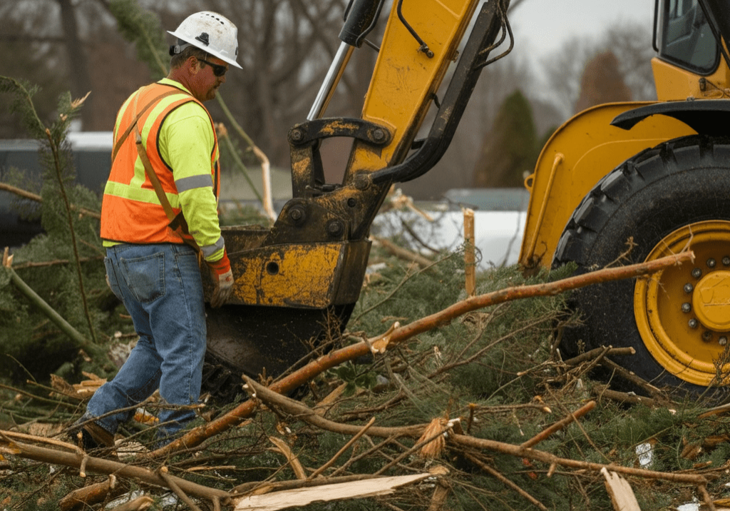 Storm Debris Removing Edwardsville IL
